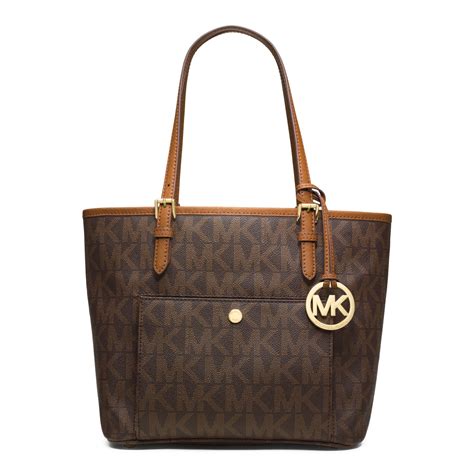 michael kors jet set medium logo tote|Michael Kors handbags medium jetset.